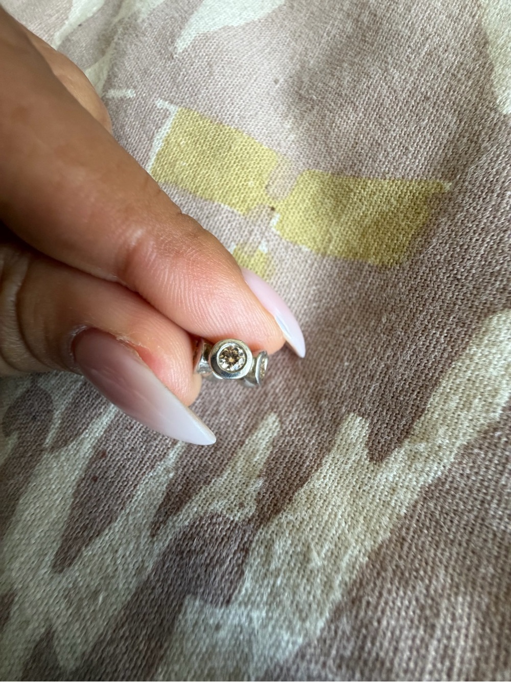Pandora Sterling Silver Clear Crystal Bead Charm